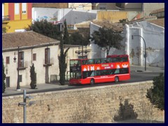 Views from Torres de Serranos 23 - double decked tour bus